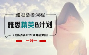 深圳雅思一對(duì)一精英B計(jì)劃