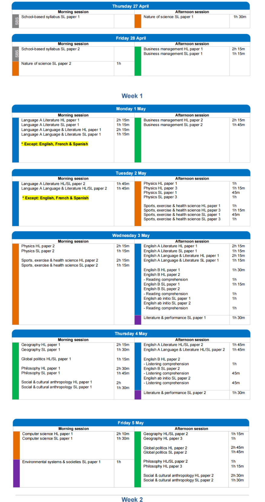 2023年雅思、托福、GRE、GMAT、SAT、ACT、AP、A-Level、IB考試時(shí)間表出爐!