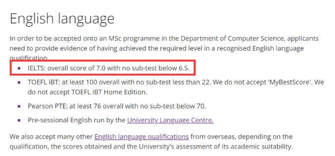 英國院校之間的“鄙視鏈”!附英國熱門院校雅思成績要求!