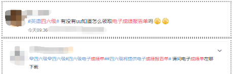 請注意!9月1日上午9:00起英語四六級電子成績單可下載