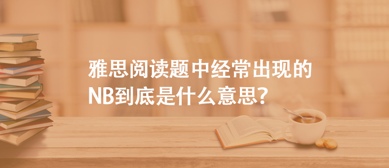 雅思阅读题中经常出现的NB到底是什么意思？