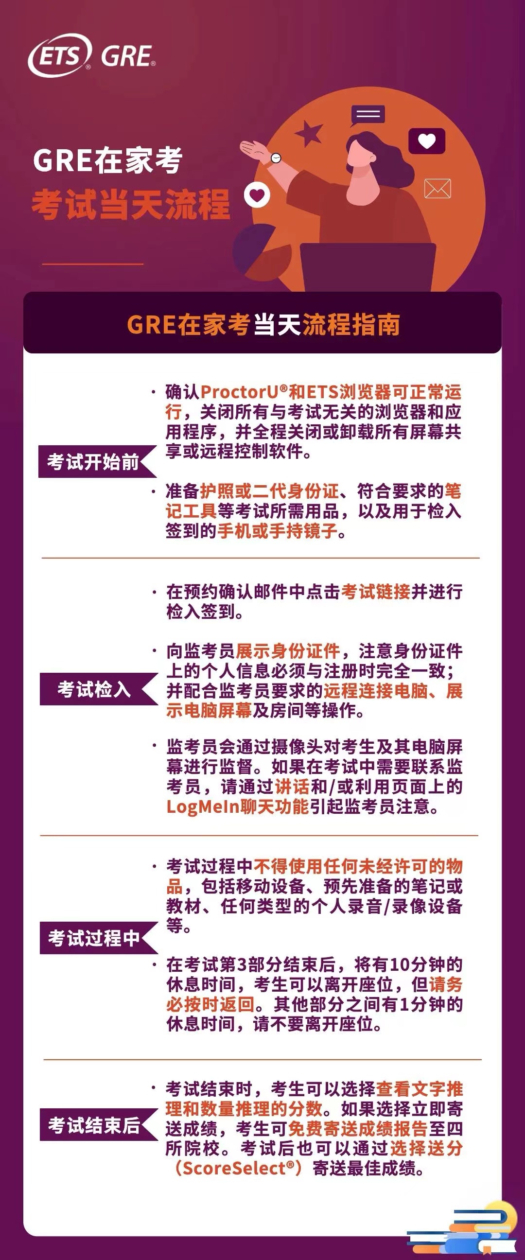 GRE家考流程,收藏就對了!