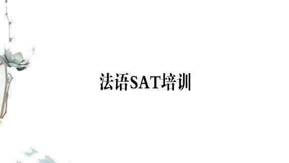 法比加法语SAT培训